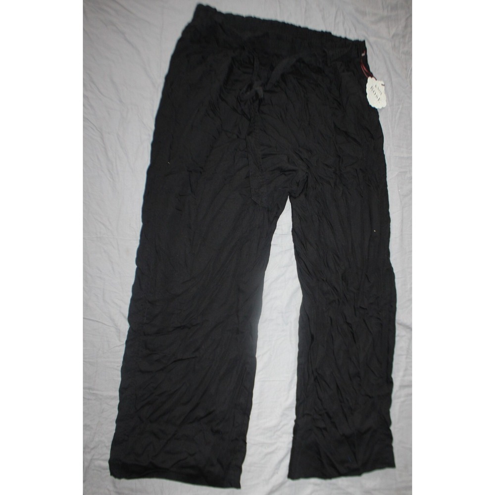 Women's High-Rise Wide Leg Pants - Knox Rose Black 1X